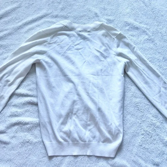 CLUB MONACO Ruched Button Up Sweater - Picture 4 of 6